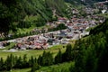 Panoramic View to Soelden, Austria Royalty Free Stock Photo