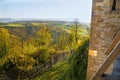 Panoramic view to the Swabian Alb highlands, Germany Royalty Free Stock Photo