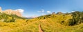 Panoramic view at the Tofana di Rozes and Averau Peak in Dolomites - South Tyrol,Italy