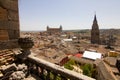Panoramic view of Toledo with Alcazar castle, Castilla-La Mancha, Spain Royalty Free Stock Photo