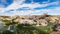 Panoramic view of Toledo Spain on a summer day Royalty Free Stock Photo