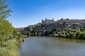 Panoramic view of Toledo, Spain, UNESCO World Heritage. Tagus River, Old Town and Alcazar Royalty Free Stock Photo
