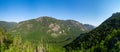 Panoramic view in the Hautes-gorges-de-la-riviÃÂ¨re-Malbaie national park, in Quebec