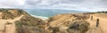 Panoramic view of Torrey Pines state park, San Diego, USA Royalty Free Stock Photo