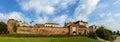 Panoramic view of Torun old town, Poland. Royalty Free Stock Photo