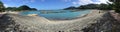 Panoramic view of Tosa-Kure bay on Shikoku Island, Japan