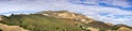 Panoramic view towards Mt Diablo summit on a clear autumn day Royalty Free Stock Photo