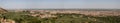 Panoramic view of the town of Beni Mellal which is a city of Morocco