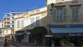 Panoramic view of town of Menton, France