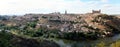 Panoramic view of the town over Tagus River, Toledo, Spain Royalty Free Stock Photo