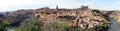 Panoramic view of the town over Tagus River, Toledo, Spain Royalty Free Stock Photo