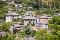 Panoramic view on Traditional house in Gjirokaster, Albania.