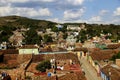 Panoramic view Trinidad city in Cuba