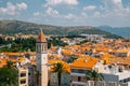 Panoramic view of Trogir old town in Croatia Royalty Free Stock Photo