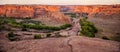 Panoramic View from Tsegi Overlook in Canyon de Chelly