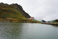 Panoramic view of Tsomgo lake or Changu lake at East Sikkim Royalty Free Stock Photo