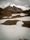 Panoramic view of Tunari peak, Bolivia Royalty Free Stock Photo