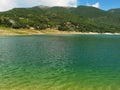 Panoramic view of Turano lake in Lazio Royalty Free Stock Photo