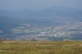 Panoramic view on Turiec Basin with city of Martin in Slovakia.