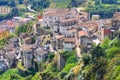 Panoramic view of Tursi. Basilicata. Italy. Royalty Free Stock Photo