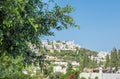 Panoramic view of Typical Aegean architecture houses