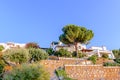 Panoramic view of Typical Aegean architecture houses