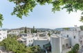 Panoramic view of Typical Aegean architecture houses