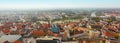 Panoramic view from Ulm Munster church, Germany