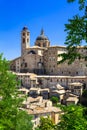 Panoramic view of Urbino, Marche.Italy Royalty Free Stock Photo