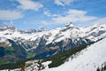 Panoramic view of Urner Alps Royalty Free Stock Photo