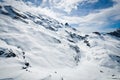 Panoramic view of Urner Alps Royalty Free Stock Photo