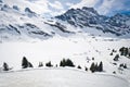 Panoramic view of Urner Alps Royalty Free Stock Photo