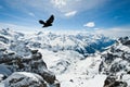 Panoramic view of Urner Alps Royalty Free Stock Photo