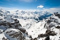 Panoramic view of Urner Alps Royalty Free Stock Photo