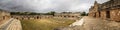 Panoramic View of Uxmal Ancient Maya city, Yucatan, Mexico