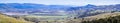 Panoramic view of the valley south of San Jose from Santa Teresa park, San Francisco bay area, California Royalty Free Stock Photo