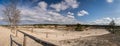 Panoramic View of Veluwe Nature Reserve Sand Dunes, Netherlands Royalty Free Stock Photo