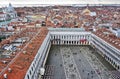 Panoramic view of Venice from the Campanile on Piazza San Marco