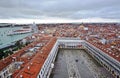 Panoramic view of Venice from the Campanile on Piazza San Marco