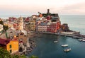 Panoramic view of Vernazza - italy Royalty Free Stock Photo