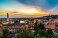 Verona at sunset in Italy Royalty Free Stock Photo