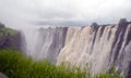 Panoramic view with Victoria falls(South Africa) Royalty Free Stock Photo