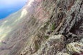 Panoramic view from viewpoint Mirador del Rio at the north of canary island Lanzarote Royalty Free Stock Photo