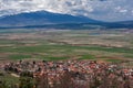 Panoramic view of village Belchin, Sofia Province Royalty Free Stock Photo