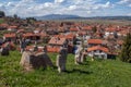 Panoramic view of village Belchin Royalty Free Stock Photo