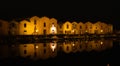 Panoramic view of the village of Bosa in Sardinia