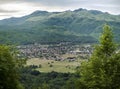Panoramic view of village Donje Jelenje Royalty Free Stock Photo