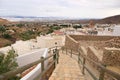 Panoramic view of the village of Nijar, Almeria, Spain