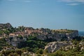 Panoramic View of the village and ruins of the Baux-de-Provence Castle Royalty Free Stock Photo