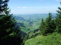 Panoramic view of the village of Schwende and Brulisau